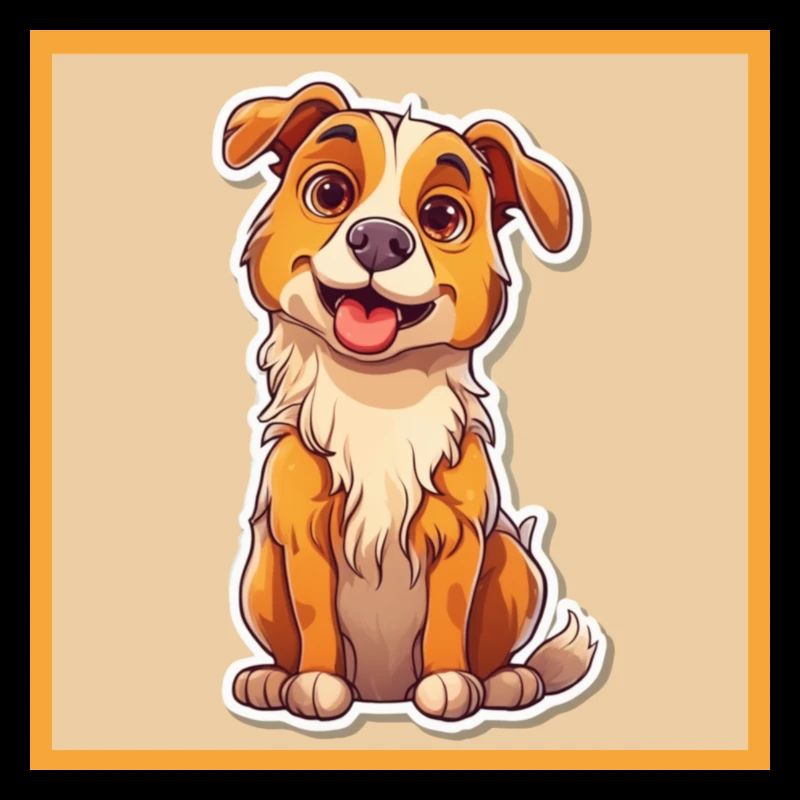 Dessin animé de chien 7