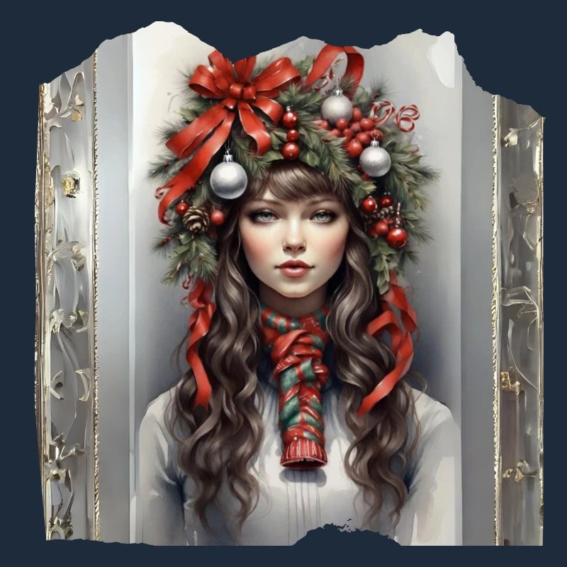 Weihnachtsmann Heiligabend Mitternachtsmesse Weihnachtsbaum Geschenke