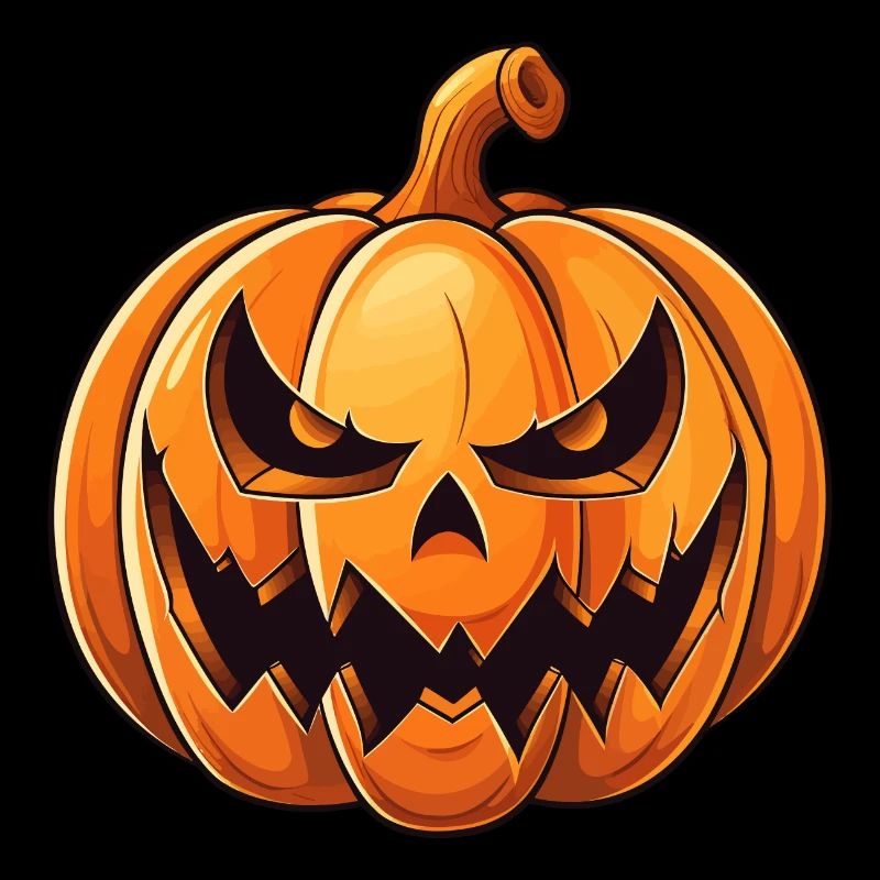 Wild Halloween Pumpkin Grimace