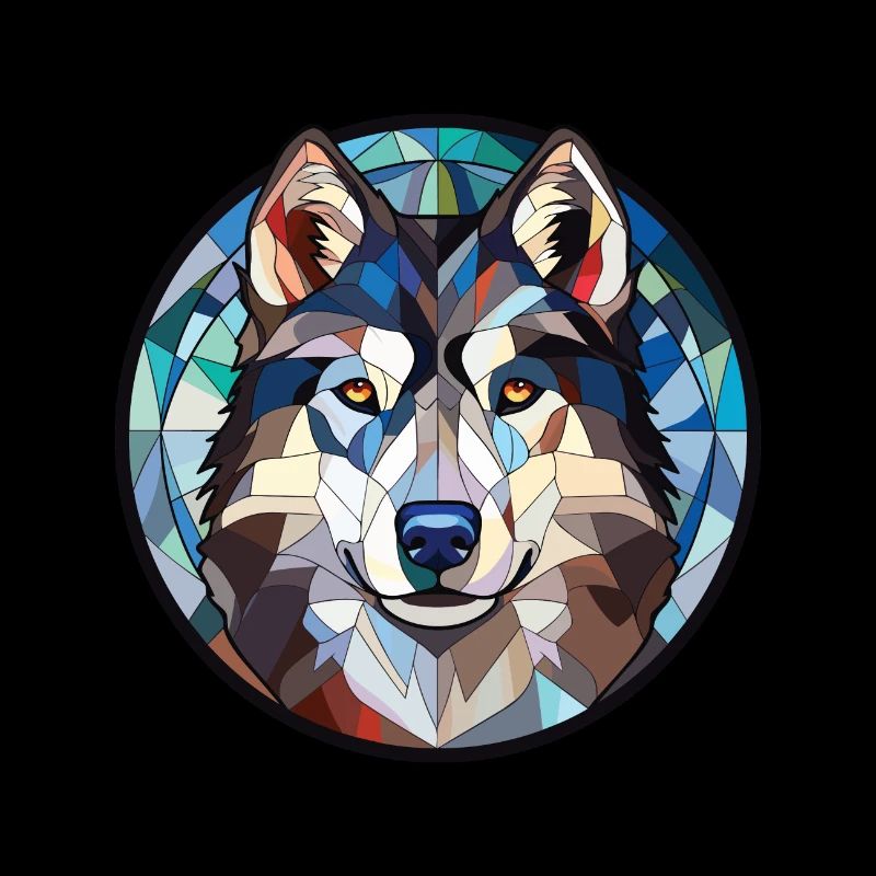 Siberian Husky Hunderasse Aquarell Illustration