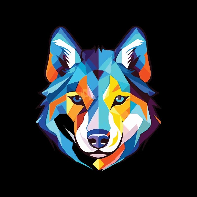 Siberian Husky Hunderasse Aquarell Illustration