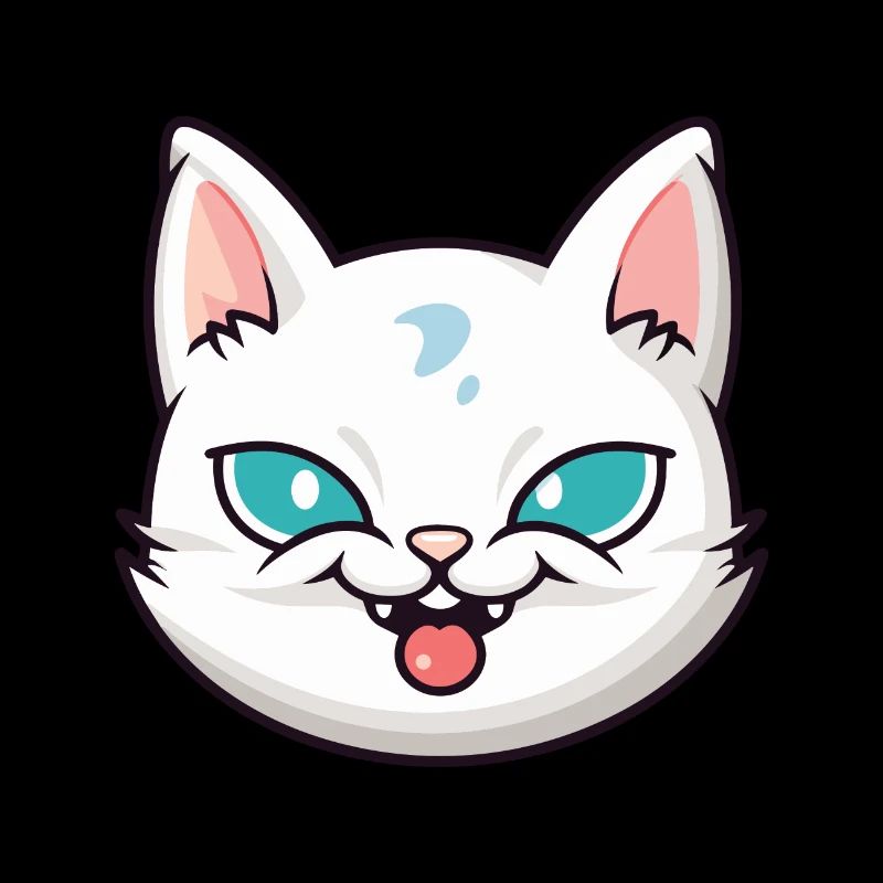 Burmilla chat dessin animé aquarelle illustration