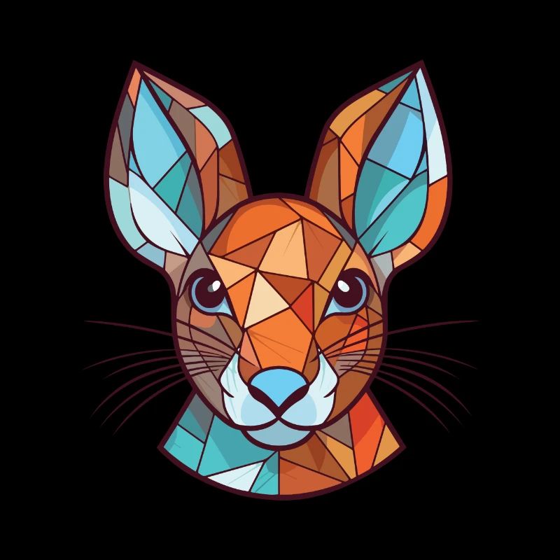 Eichhörnchen buntes Aquarell Tier Illustration