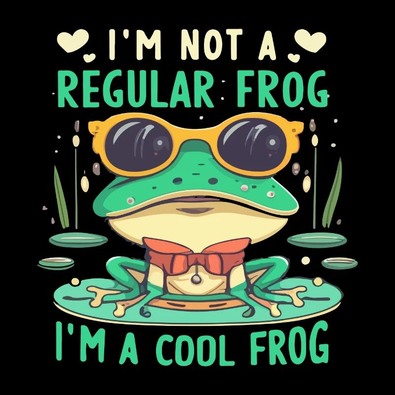 I´m not a regular Frog i´m a cool Frog