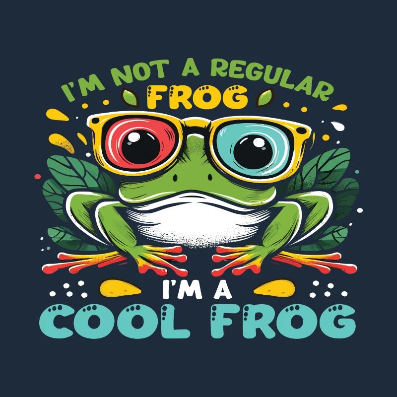 I´m not a regular Frog im a cool Frog