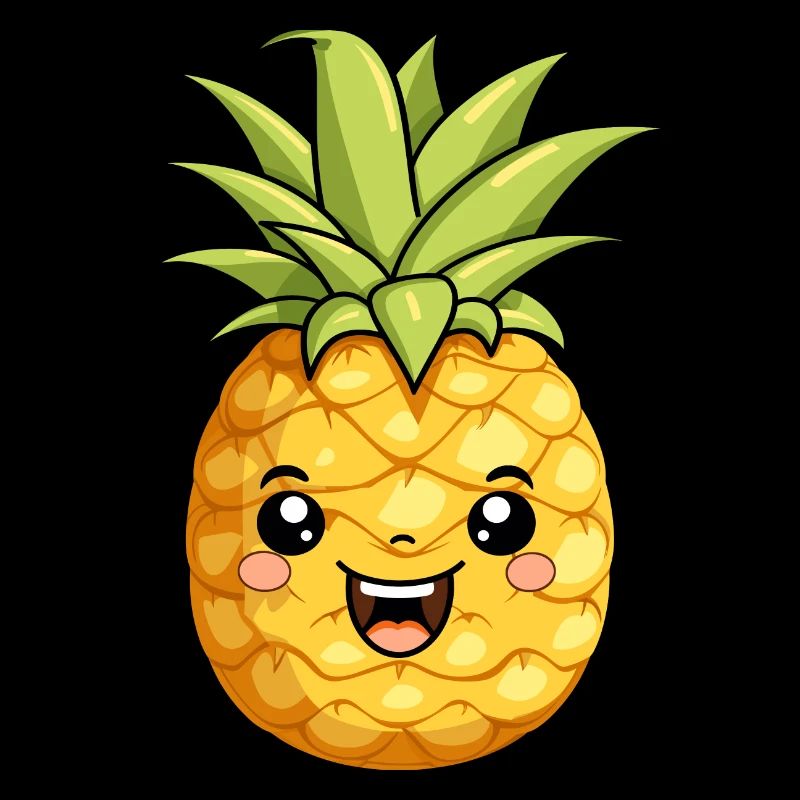 Cute Funny Pineapple Summer Kawaii Gift