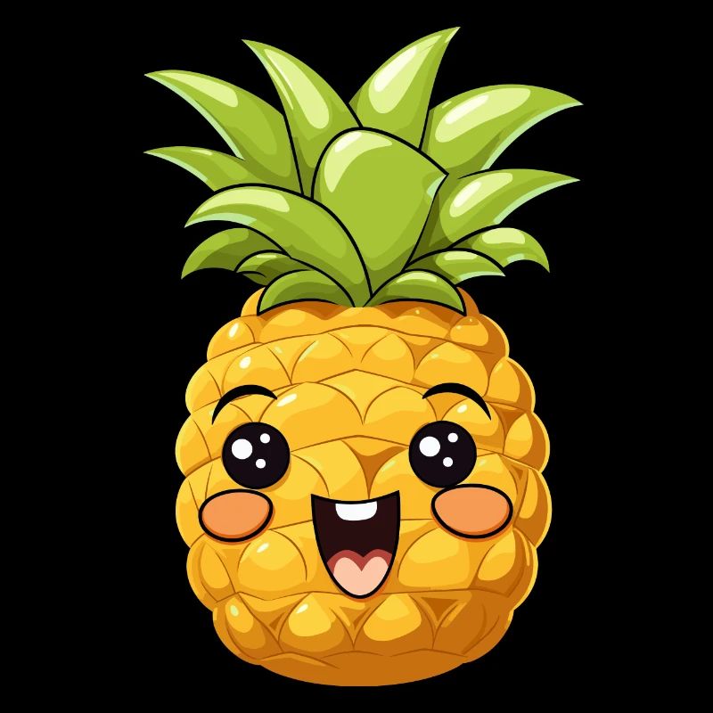 Cute Funny Pineapple Summer Kawaii Gift