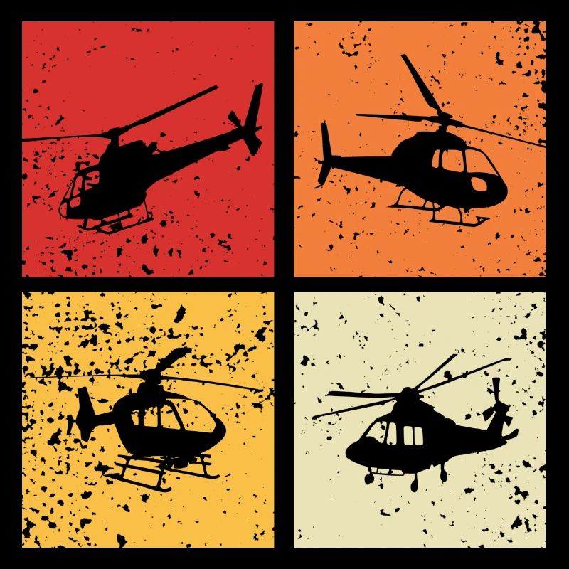 Pilote rétro d’hélicoptère