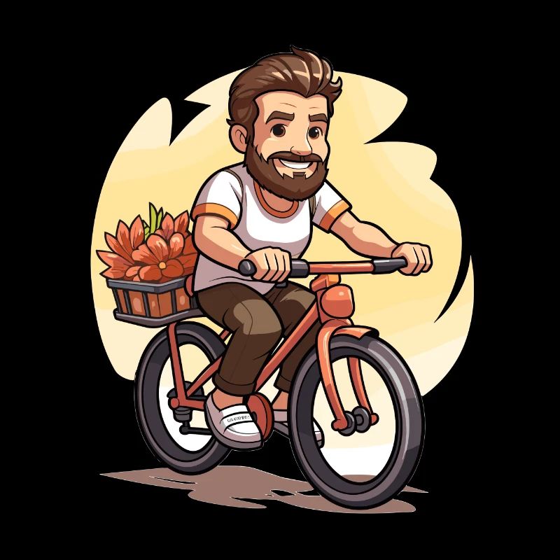 Cyclist Design - Kawaii Style