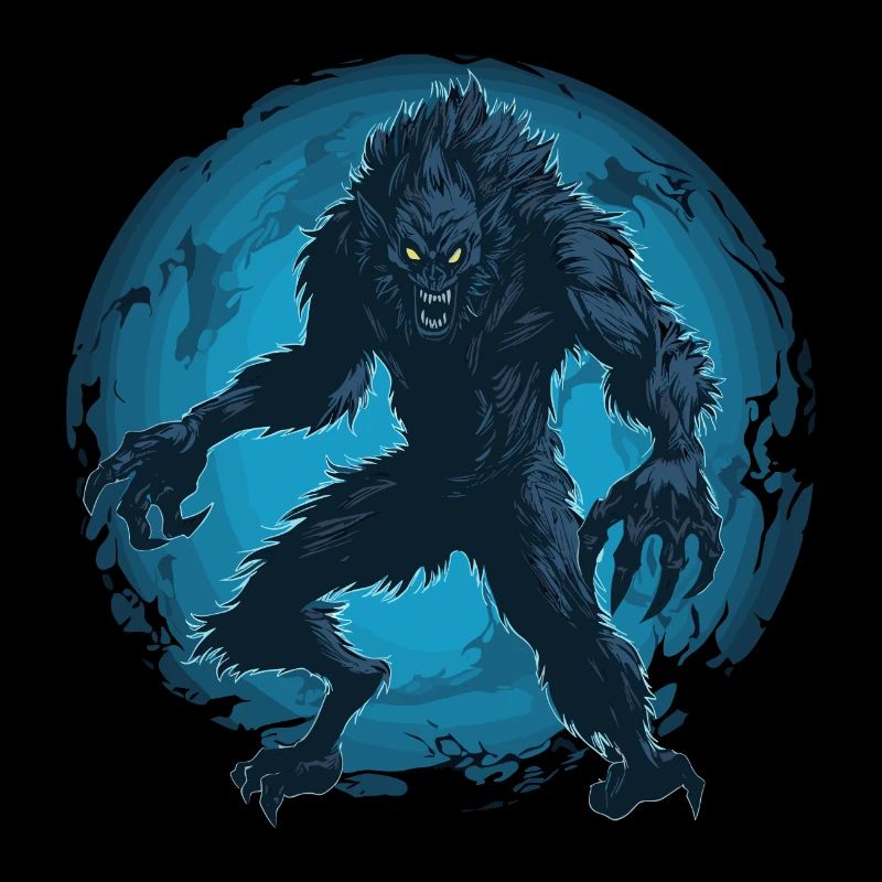 Werewolf Halloween Wolf Wolf Pack