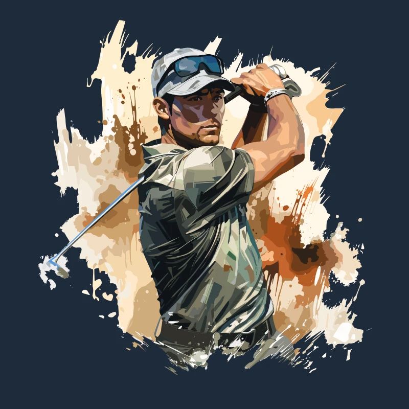 Golf Player - Illustration