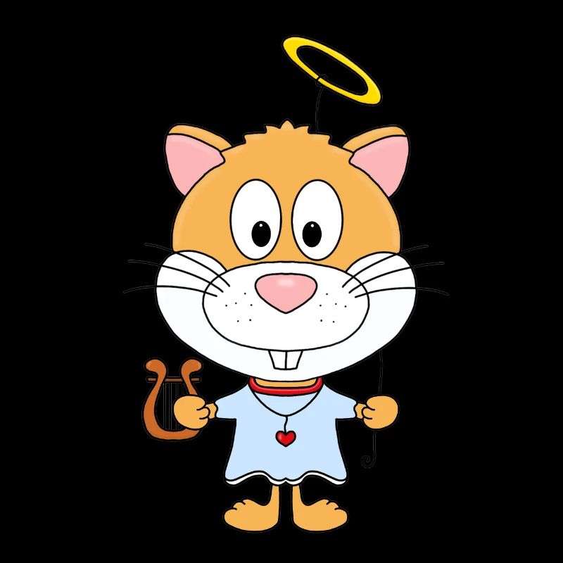 ENGEL - HAMSTER - TIER - TIERISCH