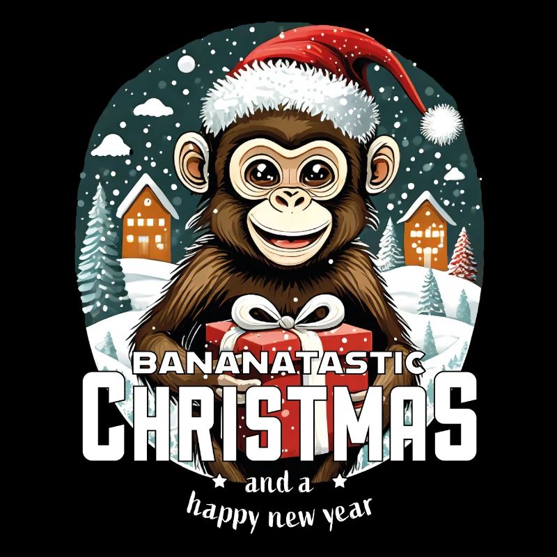 Weihnachtsaffe - Bananatastic Christmas