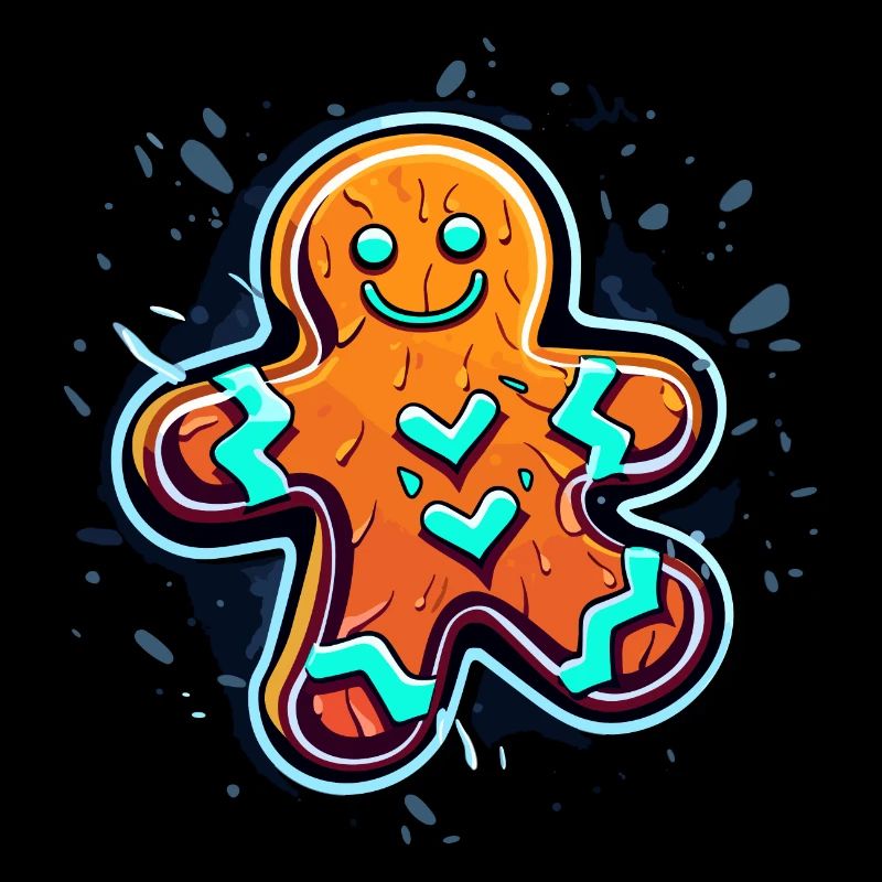 Lebkuchenmann - Weihnachtsmann Weihnachts Geschenk