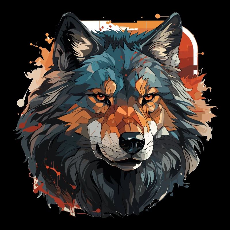 Loup - Illustration