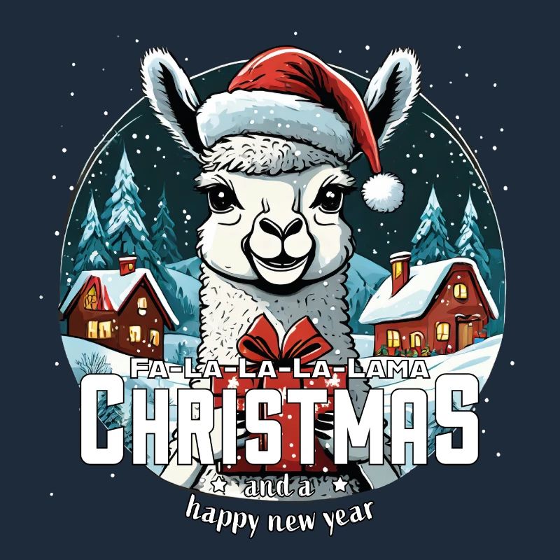 Lama de Noël Fa La La La Lama Noël