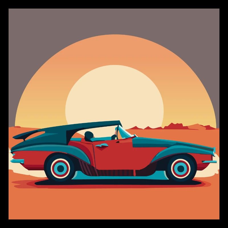 Oldtimer / Auto / Sonnenuntergang