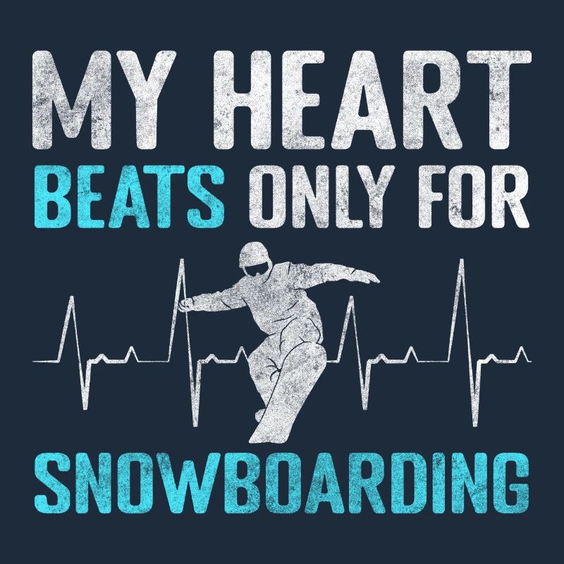 Snowboarder Snow Mountain Winter Holidays