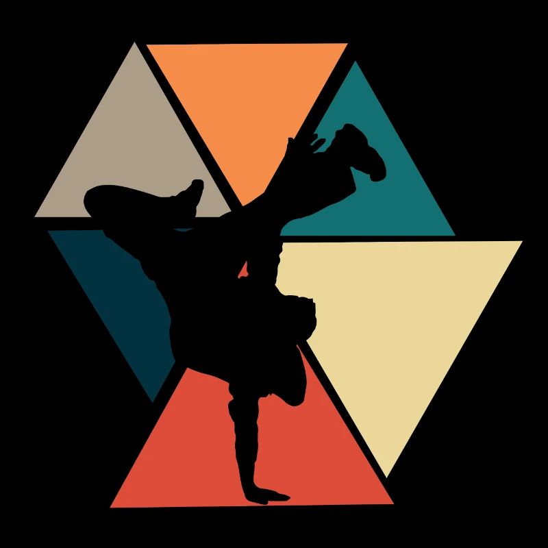 Vintage Retro Breakdance Geschenkidee