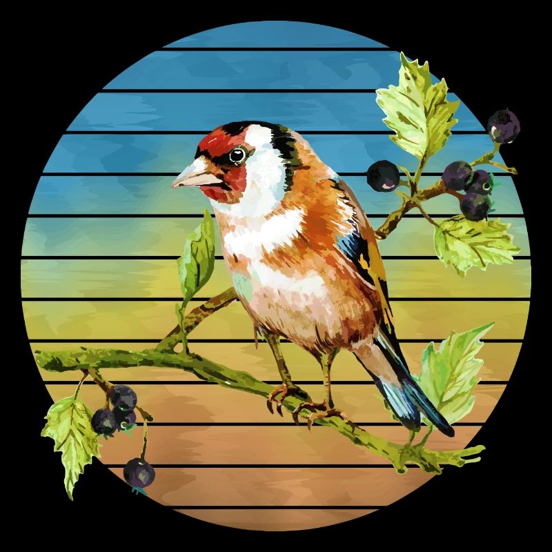 Oiseau coloré