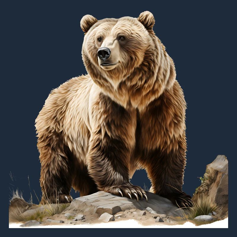 Brown bears are large, formidable predators