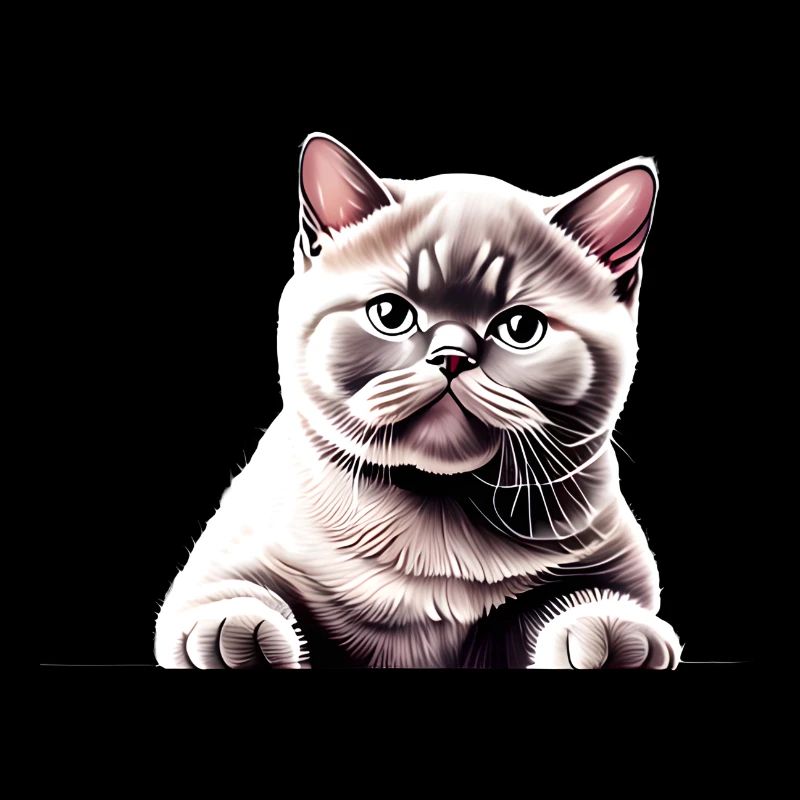 British Shorthair Cat Bébé Chat Chat Mâle Chats