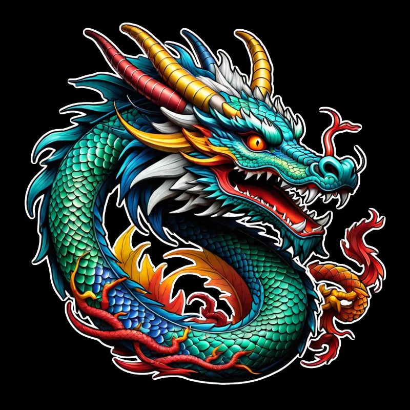 Asiatischer Drache - Japan - Chinesisch