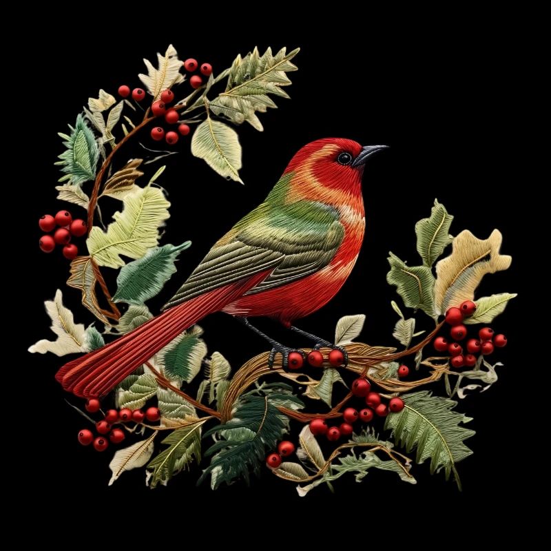 L’ de Noël brodé de grand-mère