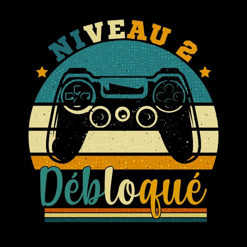 Niveau 2 Débloqué - Gamer Anniversaire 2 ans