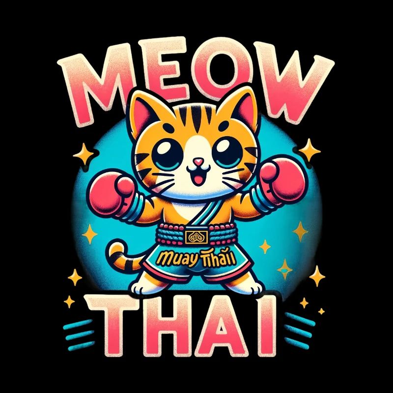 Mixed Martial Arts Meow Thai Muay Thai Cat