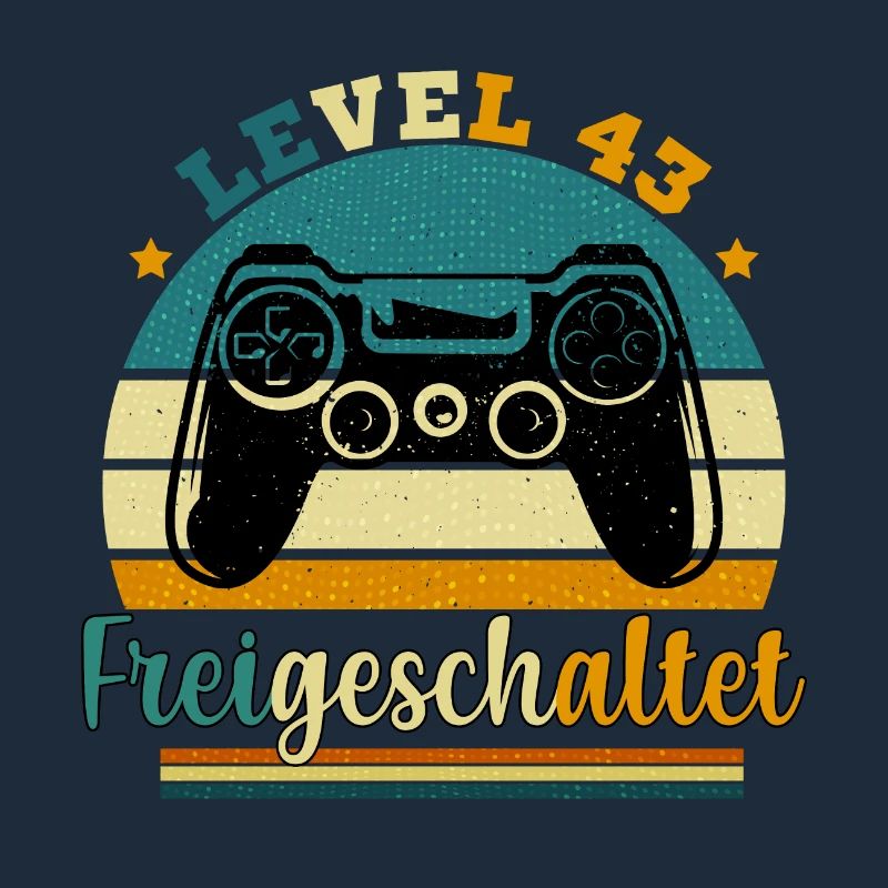 Level 43 Freigeschaltete Geschenkidee 43 Jahre
