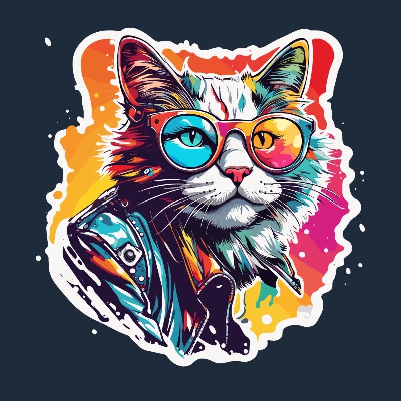 Cool Cat / Funny / Animal / Pet / Crazy
