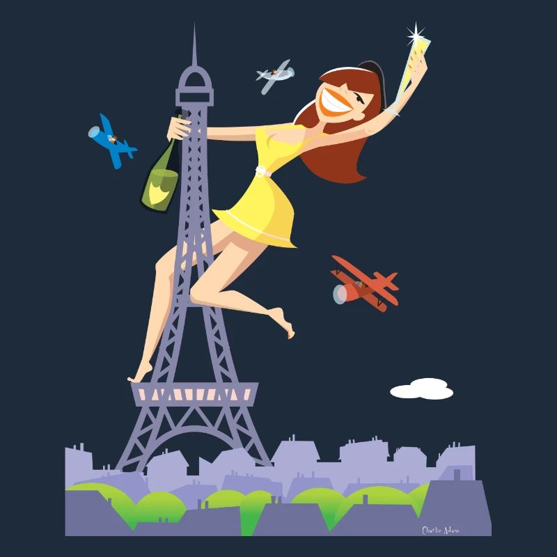 Parisienne Eiffel Tower Pole Dance