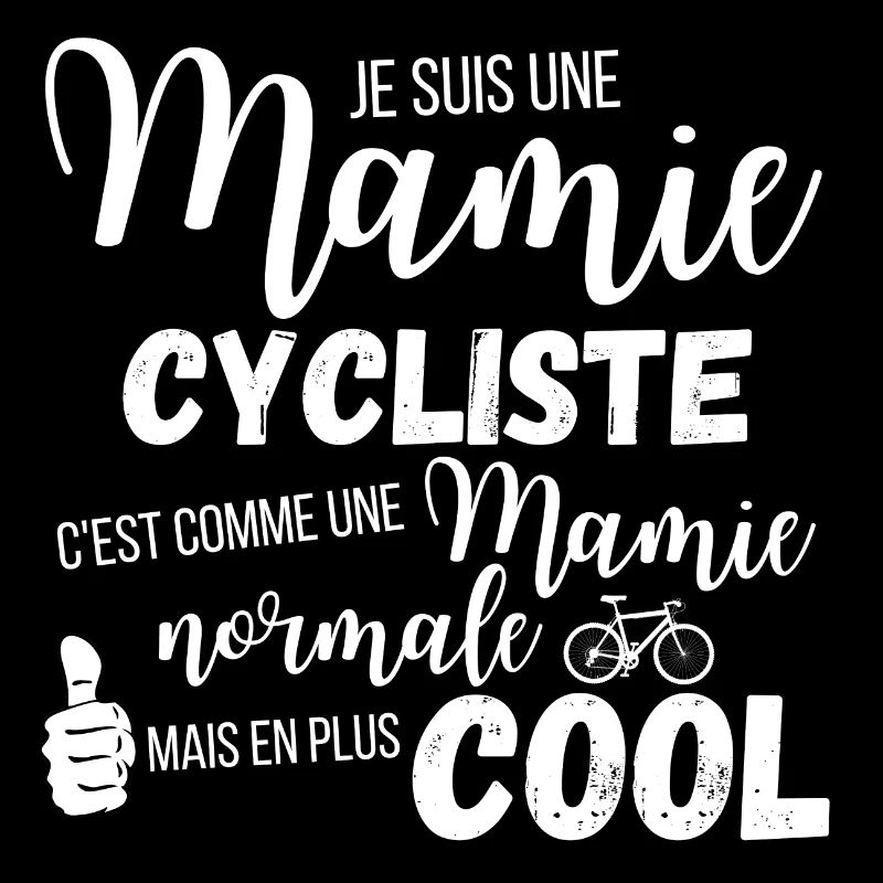 Mamie cycliste