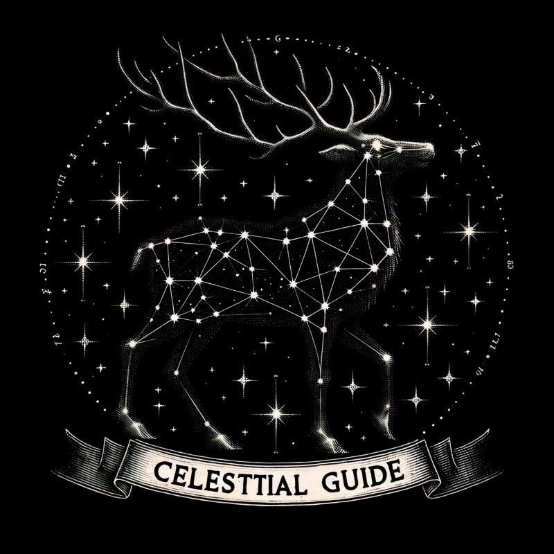 Kosmische Rentierkonstellation