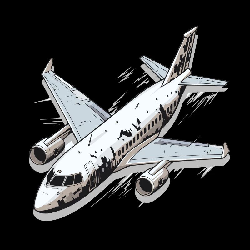 Flugzeug - Illustration