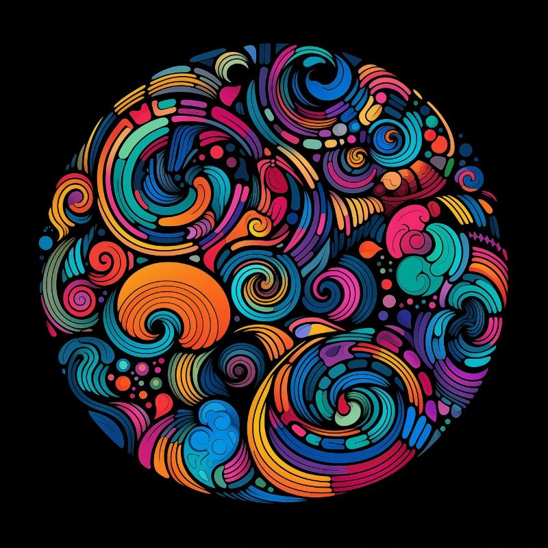 Psychedelischer Wirbel