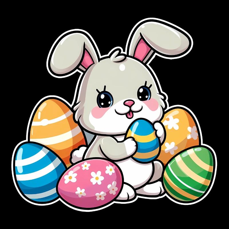Lapin au gros œuf