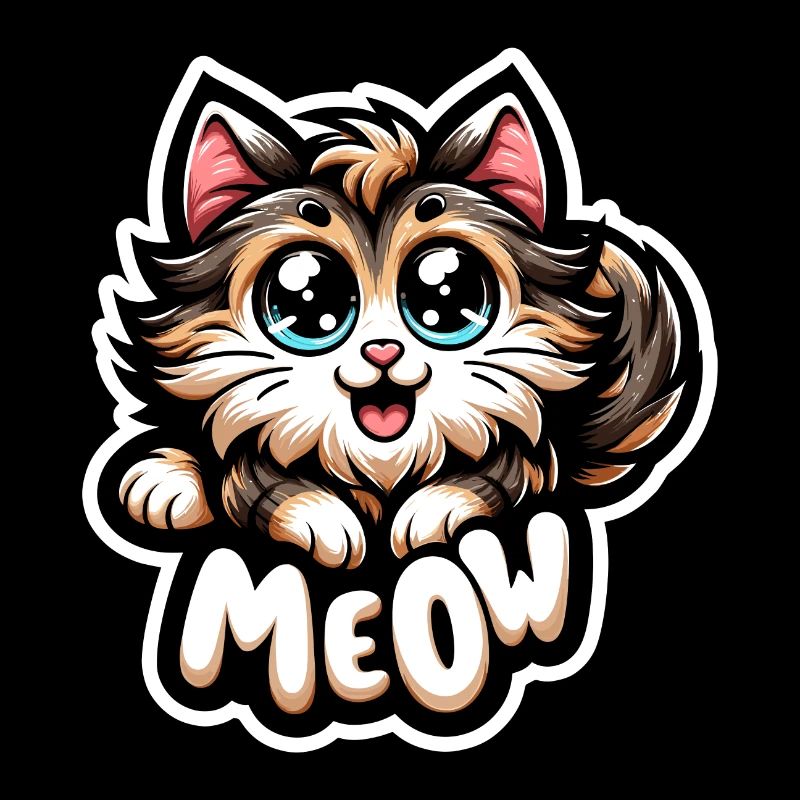 Miaou - Illustration de chat