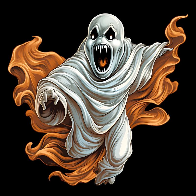 Eerily beautiful ghost