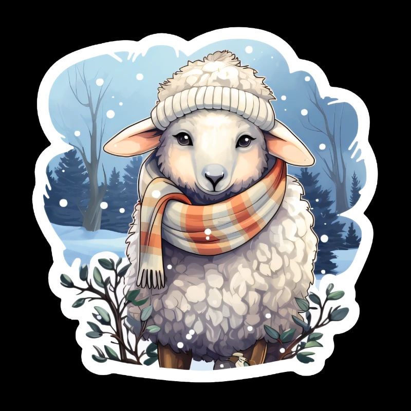 Winter sheep