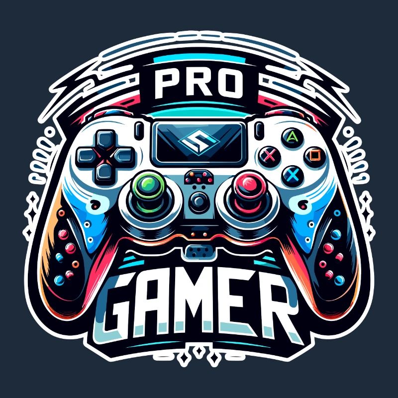 Pro Gamer - Controller Illustration