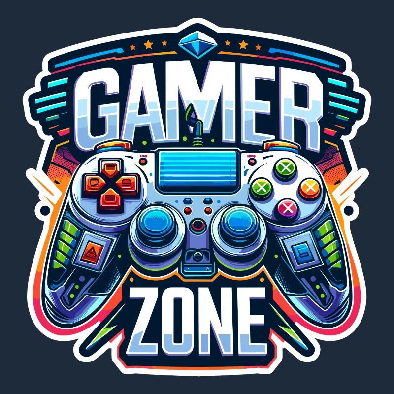 Gamer Zone - Controller Illustration