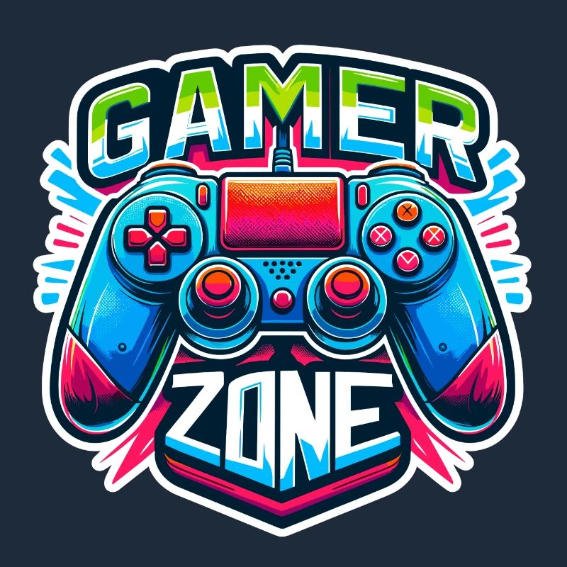 Gamer Zone - Controller Illustration