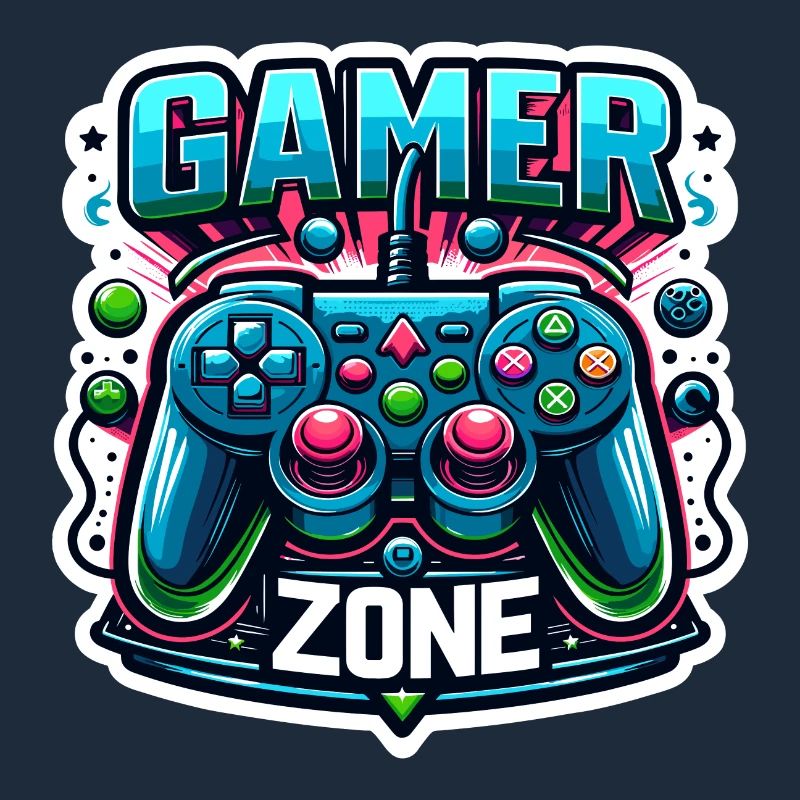 Gamer Zone - Controller Illustration
