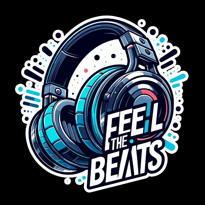 Ressentez les rythmes - Illustration d'un casque