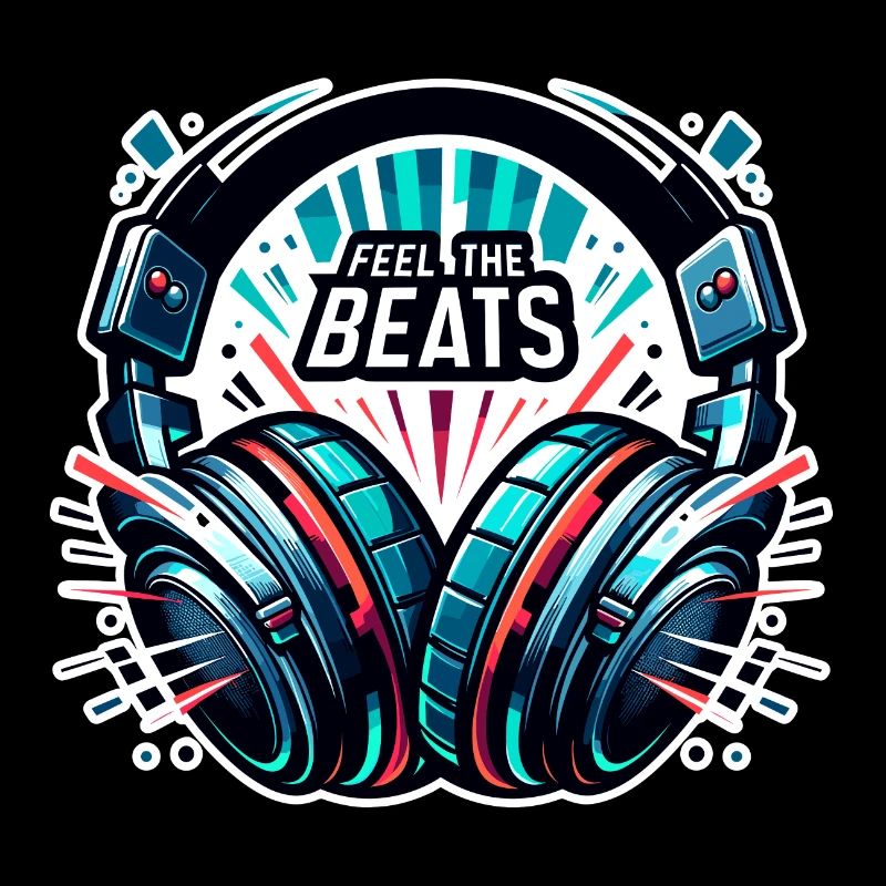 Ressentez les rythmes - Illustration d'un casque