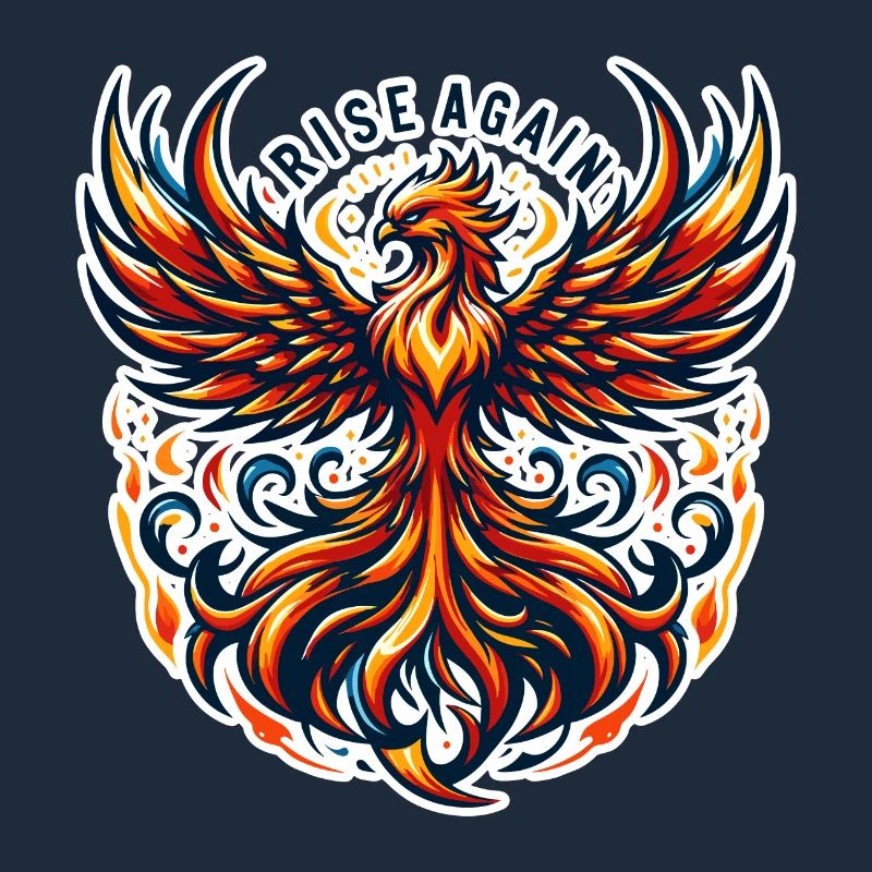 Rise Again - Phönix Illustration
