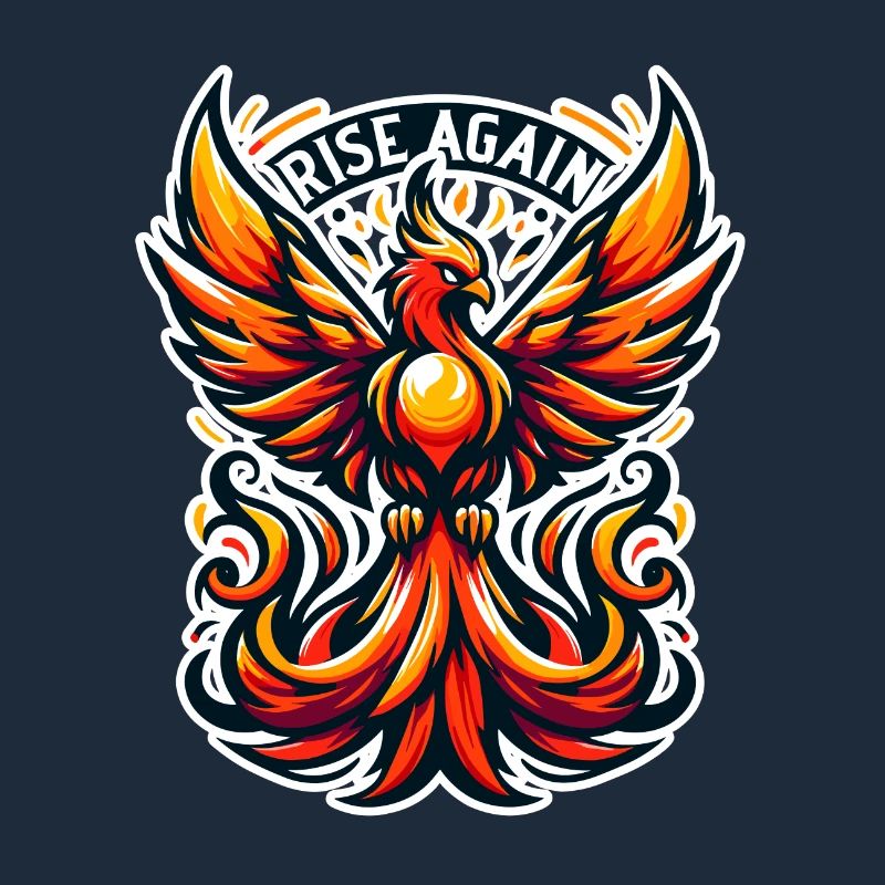 Rise Again - Phönix Illustration