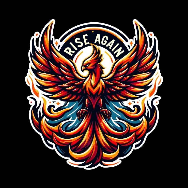 Rise Again - Phönix Illustration